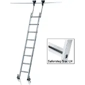Zarges Regalleiter fahrbar Saferstep Trec LH mit 8 Stufen