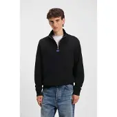 HUGO Sweatshirt "Neeler", mit Troyerkragen