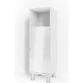 Vicco Midischrank Fynn Weiß Hochglanz 30 x 95 cm, Model 30176