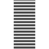 vidaXL Doppelrollo Schwarz 110x200 cm Stoffbreite 105,9 cm Polyester