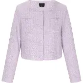 Dreimaster Blazer Frauen heller Lavendel-Glitzer