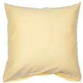 Traumschloss Mako-Satin Kissenbezug in gelb | Gr.: 80x80 cm