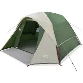 vidaXL Campingzelt 4 Personen Grün Wasserdicht