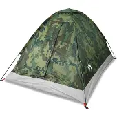vidaXL Kuppelzelt 4 Personen Camouflage Wasserdicht