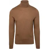 Suitable Merino Rollkragen Pullover Camel/Braun