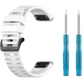 FIXED Silikone rem til Garmin QuickFit 22 mm Hvid