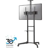 NeoMounts FL50-550BL1 TV-Trolley 37-70", Schwarz, Tragbarer Bodenständer, Stahl, 50 kg, 94 cm (37"), 177,8 cm (70")