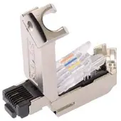 Siemens 6GK1901-1BB30-0AB0 IE FC RJ45 Plug 145 2x2, RJ45 Steckverbinder mit FC Anschlusst., 145 Grad 6GK19011BB300AB0 Polzahl Sensoren 4 1 St.