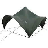 Syfax Carpa "Fiesta" in Grün, Armeeoptik, 400 x 400 x 322 cm