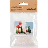 Creativ Company Kunstschnee, weißer Glitzer, 50 gr 1 Beutel