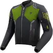 Rebelhorn Jax wasserdichte Motorrad Textiljacke, schwarz/gelb, M