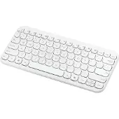 Asus Marshmallow Keyboard KW100, 75%, Kabellos, Bluetooth, Scherenschalter, QWERTZ, Weiß