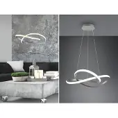 TRIO Reality Leuchten LED-Pendelleuchte Course