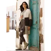 HEINE Longstrickjacke