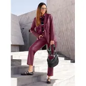 Inspirationen Lederimitat-Blazer "Lederimitat-Blazer"