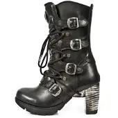 New rock Plateaustiefelette "High Heel Boots M-TR003-S1" Handgefertigt, Made in Spain