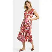 Milano Italy Sommerkleid Eingrifftaschen mit Taschen