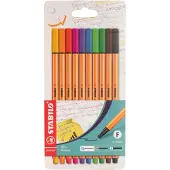 Stabilo Fineliner „point 88", 10er-Etui