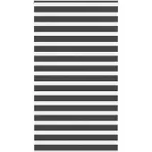 vidaXL Doppelrollo Schwarz 130x230 cm Stoffbreite 125,9 cm Polyester