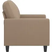 vidaXL Sessel Cappuccino-Braun 60 cm Kunstleder