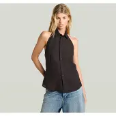 G-Star Fluid Halter Top - Schwarz - Damen - S
