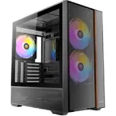 Antec FLUX Rear ATX/Micro-ATX/ITX Midi Tower PC Gehäuse , schwarz
