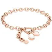 FYNCH-HATTON Armband Heart x Cabochon in roségold | Gr.: onesize