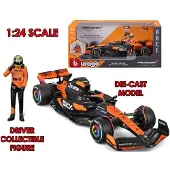 Bburago 78506 F1 2024 Mclaren Mcl38 Lando Norris 1:24 Automodellbausatz