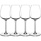 Villeroy & Boch Weißweinglas "Weißweingläser Purismo Wine 120 ml 4er Set transparent" Spülmaschinenfest