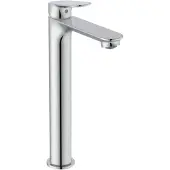 Ideal standard Ceralife O Waschtischarmatur, H240, verl. Sockel, ohne Ablaufgarnitur, BE012AA, Farbe: Chrom