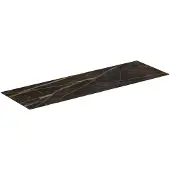 Ideal standard Conca Waschtischplatte, Ausschnitt mittig/links/rechts, 1585x505x6mm, T4202DG, Farbe: Marmor Noir Desir