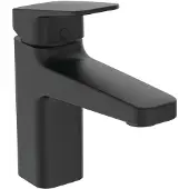 Ideal standard Waschtischarmatur Ceraplan H90, Ausladung 124mm BD227XG Schwarz (Silk Black)