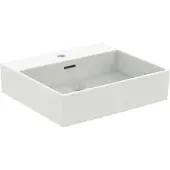 Ideal standard Extra Waschtisch, 1 Hahnloch, mit Überlauf, geschliffen, 500x450x150 mm, T3884V1, Farbe: Seidenweiß