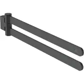 Ideal standard Conca Doppelte Handtuchstange, schwenkbar, T5396XG, Farbe: Silk Black