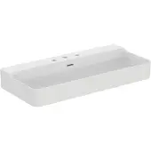 Ideal standard Conca Waschtisch, 3 Hahnlöcher, 1000x450x165 mm, T3798MA, Farbe: Weiß mit Ideal Plus