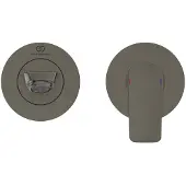 Ideal standard Wand-Waschtischarmatur Connect Air Unterputz, Ausladung 185mm A7029A5 Magnetic Grey