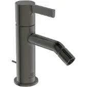 Ideal standard IDS Einhebel-Bidetarmatur JOY mit Ablaufgarnitur magnetic grey