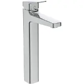 Ideal standard Waschtischarmatur Ceraplan ohne Ablaufgarnitur H250, verlängerter Sockel, Ausladung 138mm BD236AA Chrom