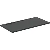 Ideal standard Ultra Flat S i.life Rechteck-Brausewanne, 1400x700x36mm, T5591FV, Farbe: Schiefer
