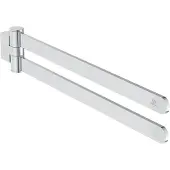 Ideal standard Conca Doppelte Handtuchstange, schwenkbar, T5396AA, Farbe: Chrom