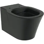 Ideal standard Wand-WC Connect Air Tiefspüler ohne Spülrand schwarz matt ohne WC-Sitz E2288V3