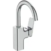 Ideal standard Waschtischarmatur Ceraplan ohne Ablaufgarnitur H200, hoher Auslauf, Ausladung 145mm BD234AA Chrom