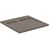 Ideal standard Ultra Flat S i.life Quadrat-Brausewanne, 700x700x30mm, T5246FS, Farbe: Quarzgrau