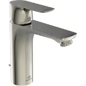 Ideal standard Waschtischarmatur Connect Air Niederdruck Grande, Ausladung 125mm A7054GN Silver Storm
