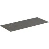 Ideal standard Conca Waschtischplatte, Ausschnitt mittig/links/rechts, 1200x505x6mm, T3972DI, Farbe: Pietra Grau
