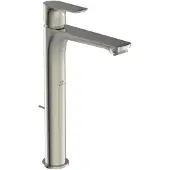 Ideal standard Waschtischarmatur Connect Air verlängerter Sockel, Ausladung 150mm A7025GN Silver Storm
