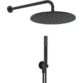 Ideal standard Idealrain Armaturenpaket BD825XG Unterputz-Wandanschluss, Stabhandbrause, silk black