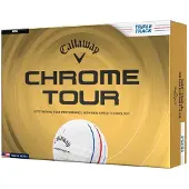 Callaway Golfbälle Chrome Tour Triple Track 2026 - 12er Pack, weiss