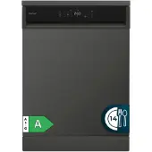 Cecotec Bolero Aguazero 6800 Dark, Unterbau, Standardgröße (60 cm), Schwarz, Schwarz, Berührung, 14 Maßgedecke
