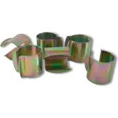 Nortene Packung mit 12 Gewächshaus-Befestigungsklammern - 40 mm